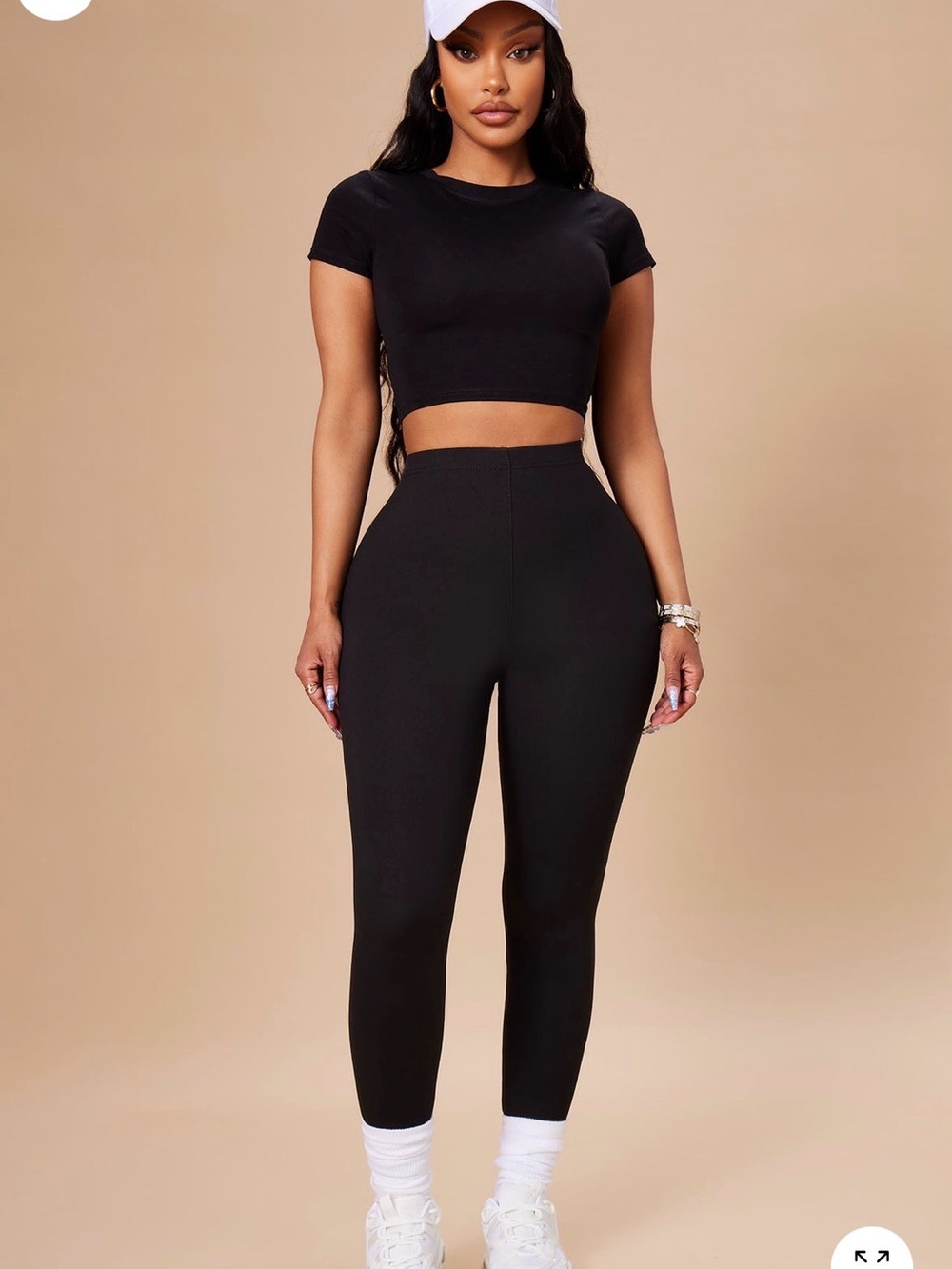 Fashion Nova High-Waist Leggings - Black
